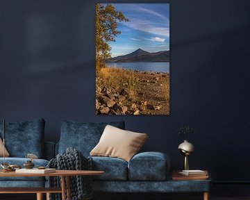 Der Berg Schiehallion über Loch Rannoch, Perth und Kinross, Sc von Arch White