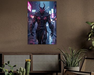 NEON DEVIL: De duivel op de straten van de cyberpunkstad van INFERAURUM