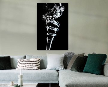 Abstract White Smoke - Ice Cream