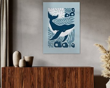 Walvis Koninkrijk van Gal Design