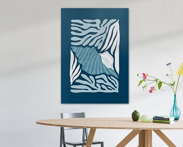 Oceaanbodem - donker van Gal Design