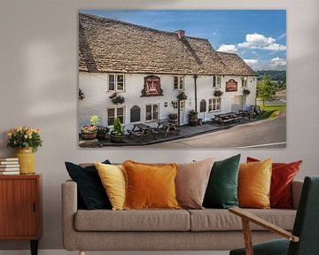 The Old Crown Inn in Uley, Cotswolds, England