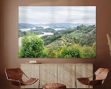Uganda's mirrors - Lake Bunyonyi in balance by Rick Massar