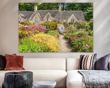 Old cottages in Bibury, Cotswolds, England
