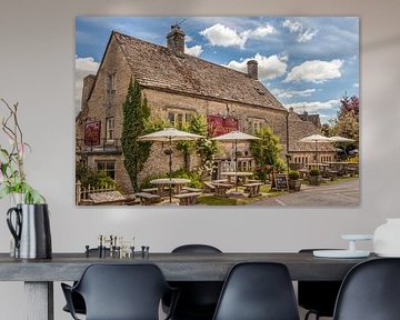 Pub in Bibury, Cotswolds, England