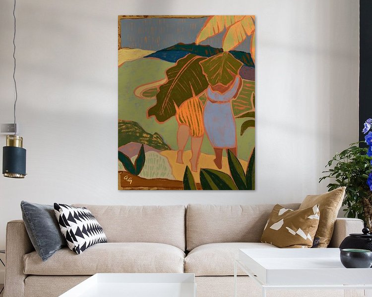 Example of the artwork in a room