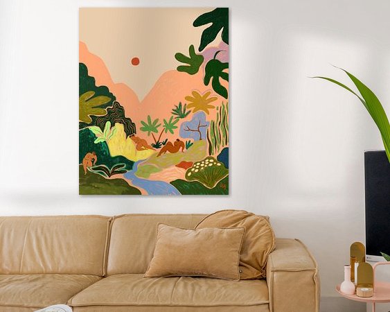 Example of the artwork in a room