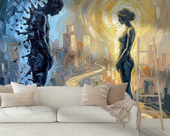 Example of the artwork in a room