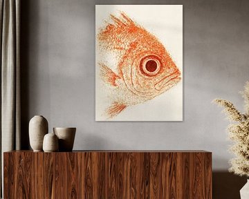 Poisson Gyotaku 010 sur Fernando Vieira