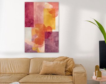 Plans de couleur dans les tons rose et orange n°2