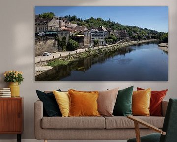 Vezere rivier, Le Bugue, Dordogne, Frankrijk