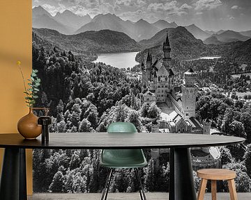 Schloss Neuschwanstein Luftaufnahme