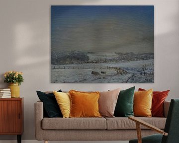 Marcher dans la neige sur Alfons Smeets