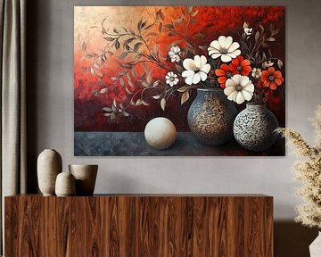 Stilleven met Bloemen 99.7890 van ARTEO Schilderijen