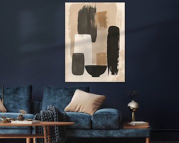 Scandinavian minimalist painting