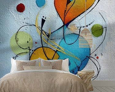 Example of the artwork in a room