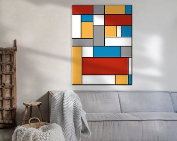 Mondrian Matrix by Hilde Remerie Photography and digital art
