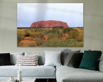 Uluru, of Ayers Rock, Noordelijk Territorium, Australië von Henk van den Brink