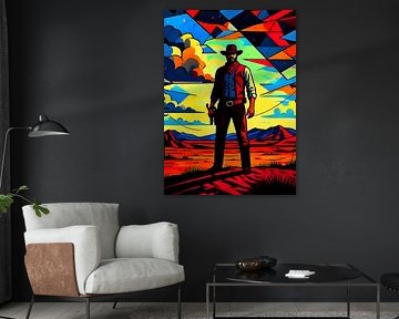 Einsamer Reiter der Wüste von cotto art