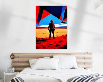 Einsamer Reiter der Wüste von cotto art