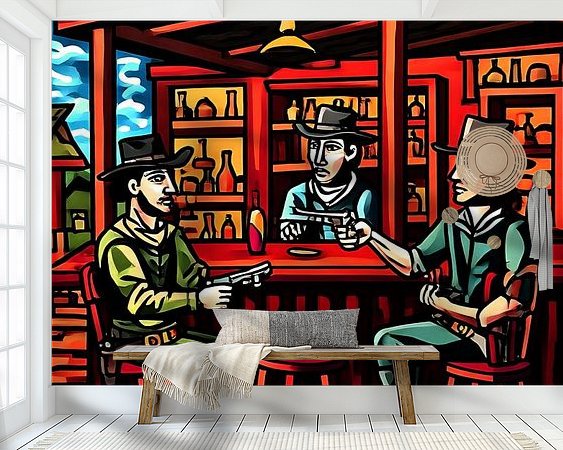 Example of the artwork in a room