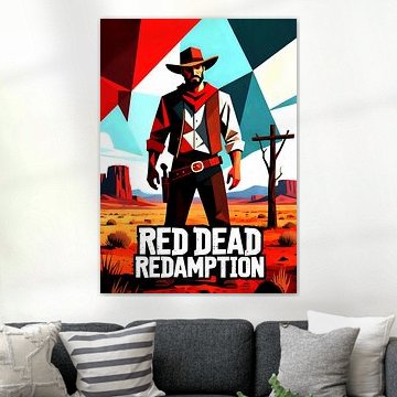 Eenzame ruiter van de woestijn