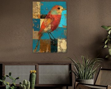 Colourful Bird by ARTEO Paintings