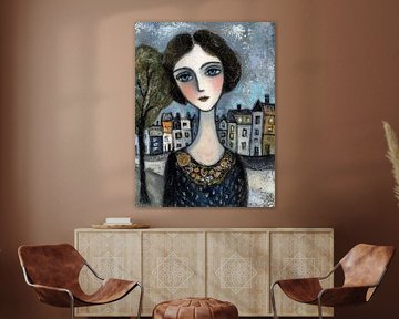 Rotterdam painting | City portrait with charm by Abstract Painting