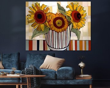Sunflower Vase | Sunflower Vibes by Flower Studio
