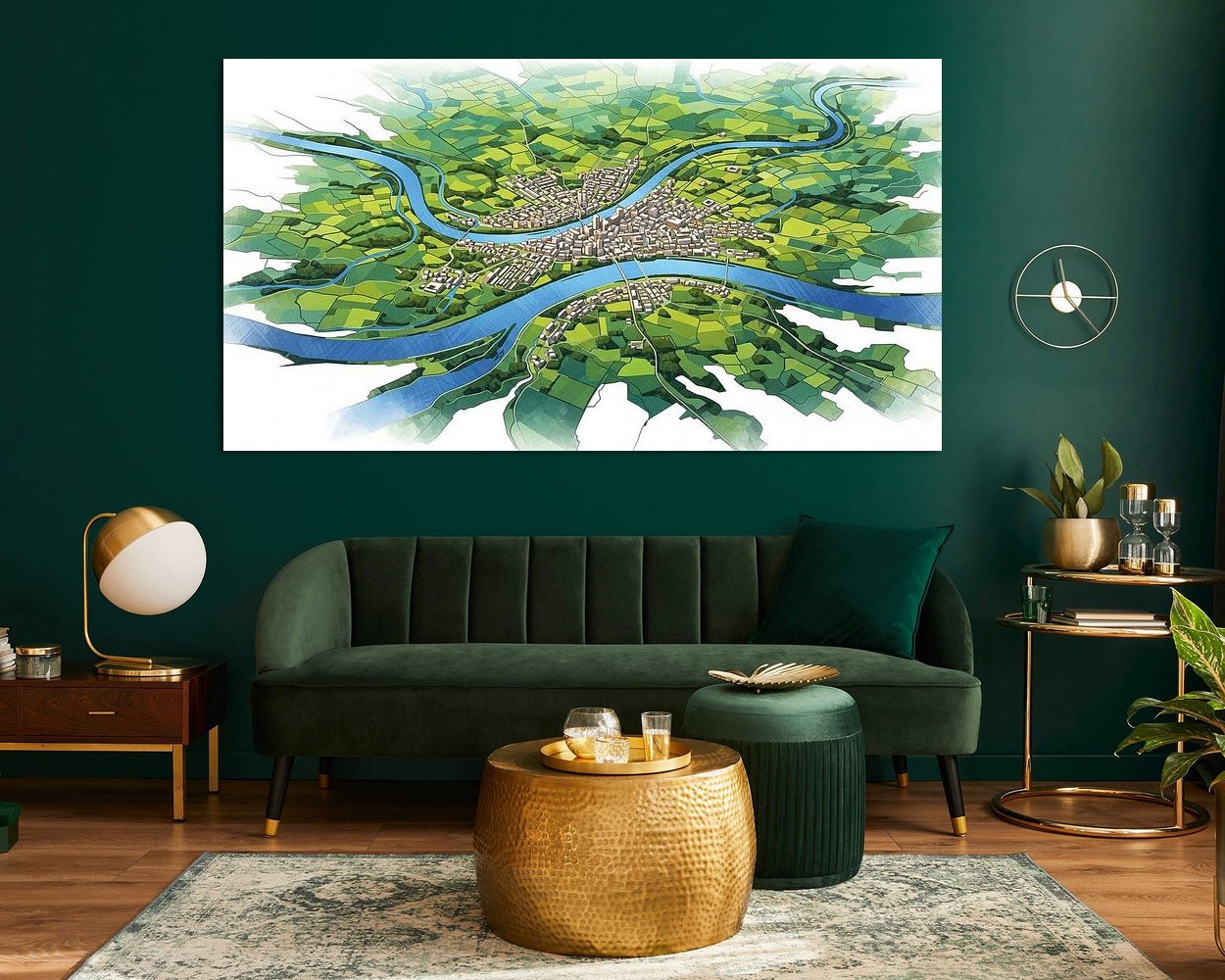 Example of the artwork in a room