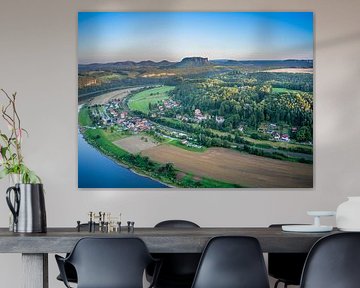 Saksisch Zwitserland - Uitzicht vanaf het uitzichtspunt Bastei