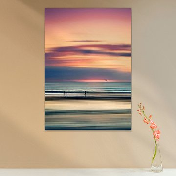 Horizon soleil couchant