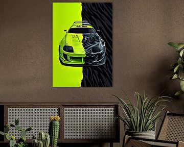 Neon Split Supra A80 sur John Dan