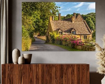 Cottage in the village of Snowshill, Cotswolds, England
