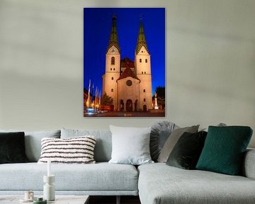 Beilngries church by night