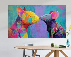 Example of the artwork in a room