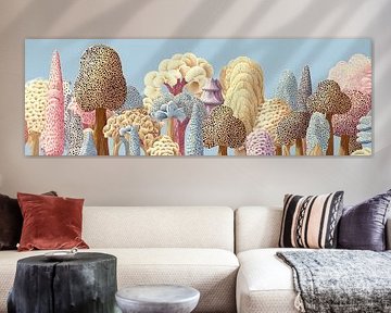 Bomen met patronen | Dreamy Forest Wonderland