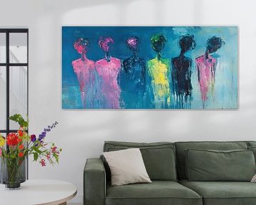 Modern Figures with Bright Colours by Art Whims