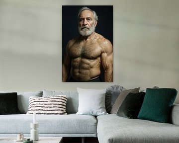 Older Man with Muscular Physique