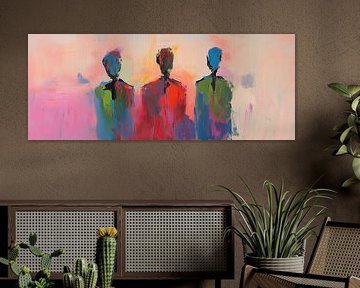 Abstract Figures | Figures with Vivid Colours by Art Whims