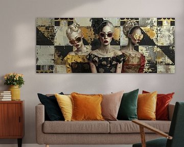 Enigmatic Elegance Unveiled by Abstract Painting