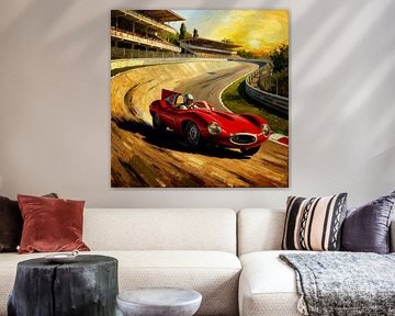 Jaguar D-Type: A Le Mans soul captured in oil
