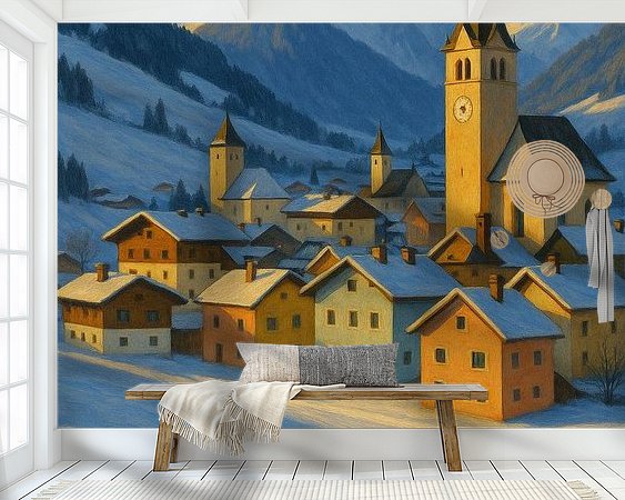 Example of the artwork in a room