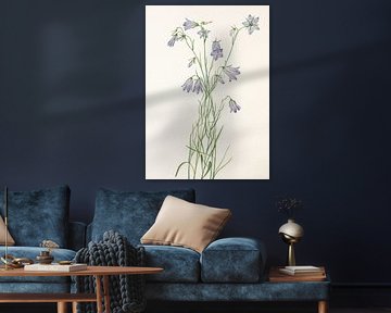 Harebell From North American Wildflowers (1925) Par Mary Vaux Walcott