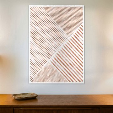 Crimson Stripes Dance by THE MIUUS STUDIO