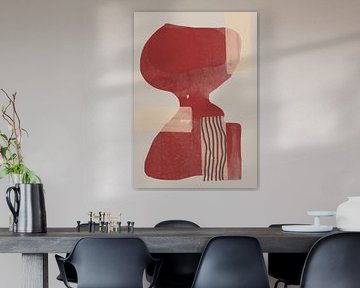 Karmijnrode harmonie van THE MIUUS STUDIO