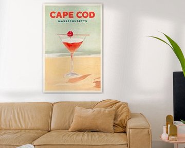 Cape Cod Cocktail Tall Poster by The Whiskey Ginger