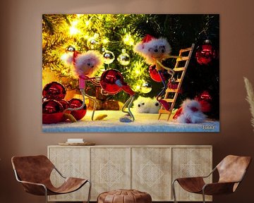 A humorous look from the Fubby's at Christmas decorations.