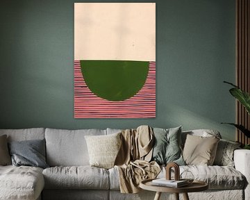 Minimalist colour block abstract artwork by Niklas Maximilian