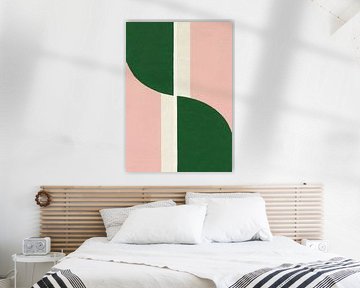 Minimalist overlapping semicircles by Niklas Maximilian